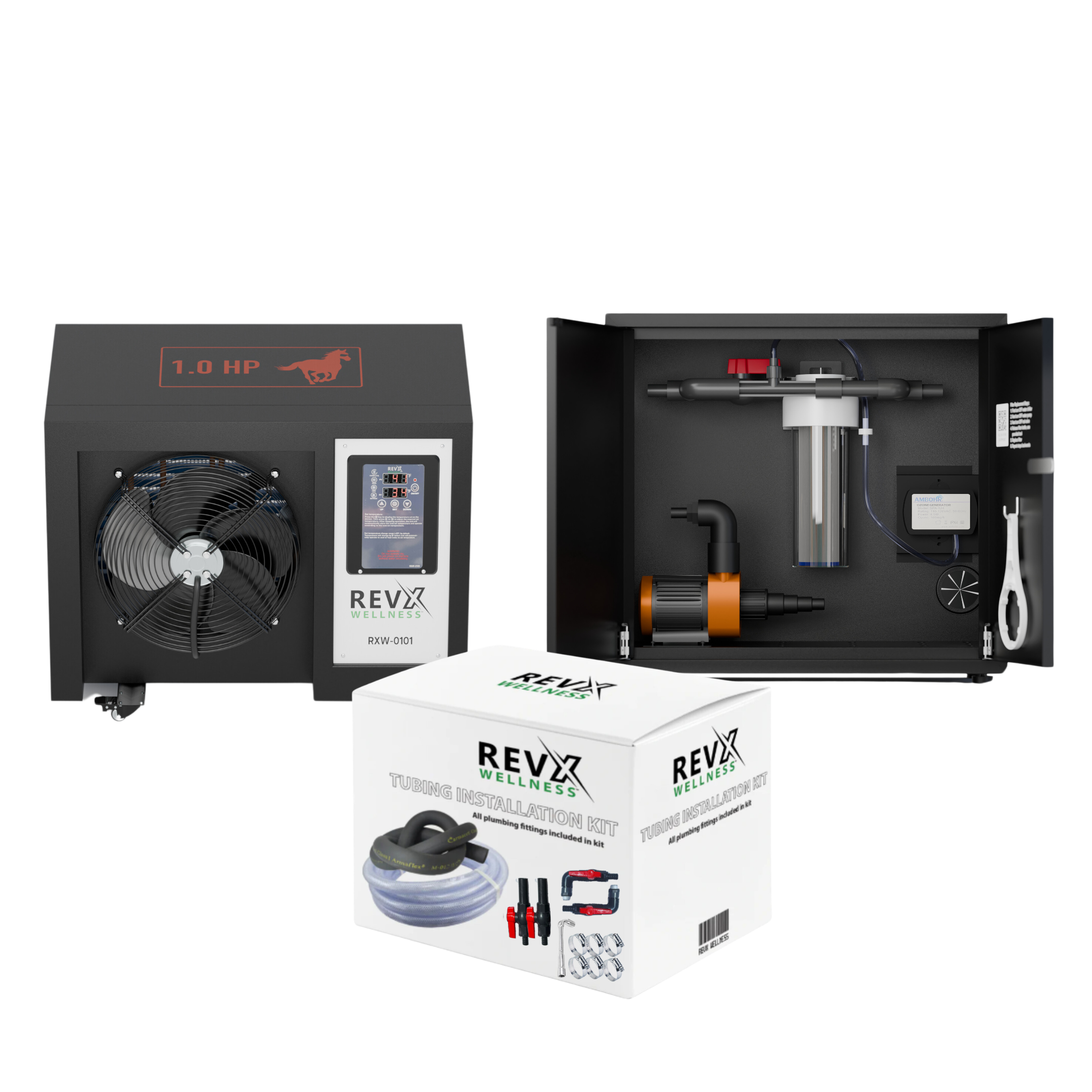 CLEARANCE 1.0HP DIY Cold Plunge Bundle