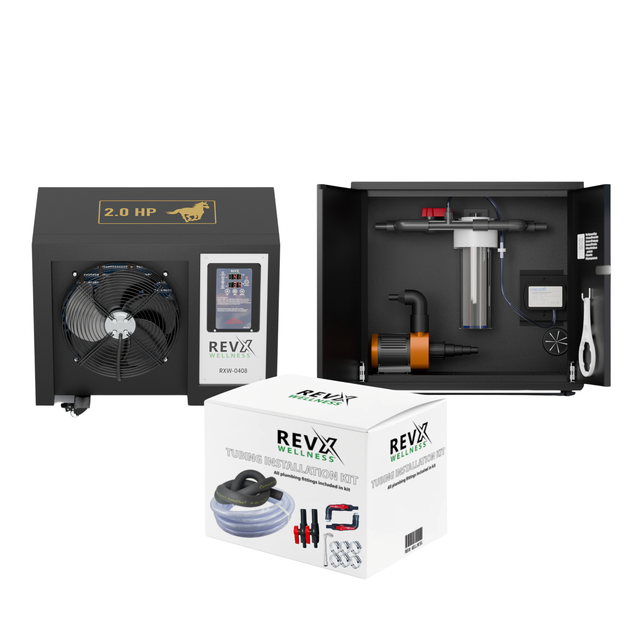 CLEARANCE 2.0HP DIY Cold Plunge Bundle