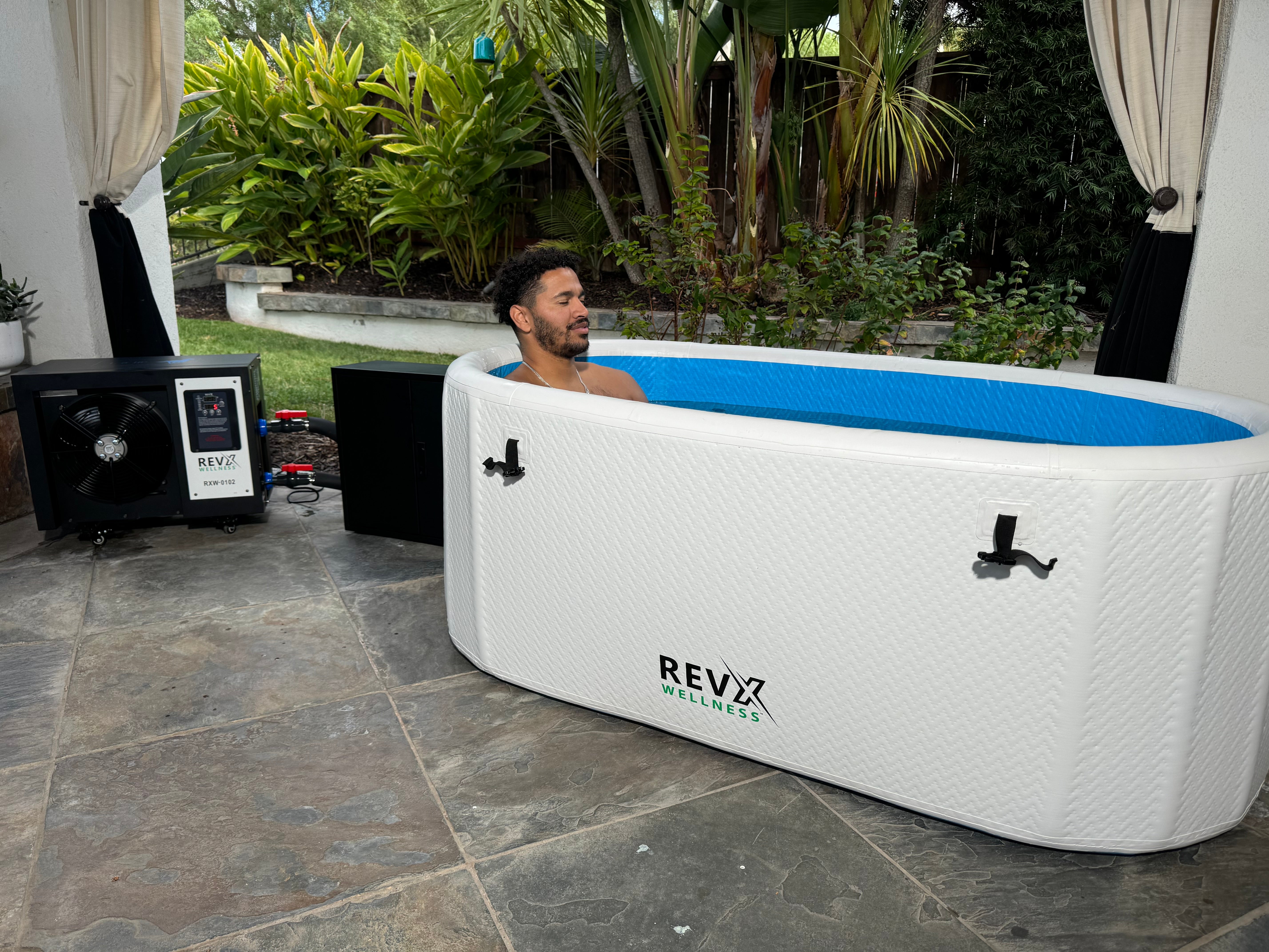RevX Tub Deluxe Cold Plunge Bundle