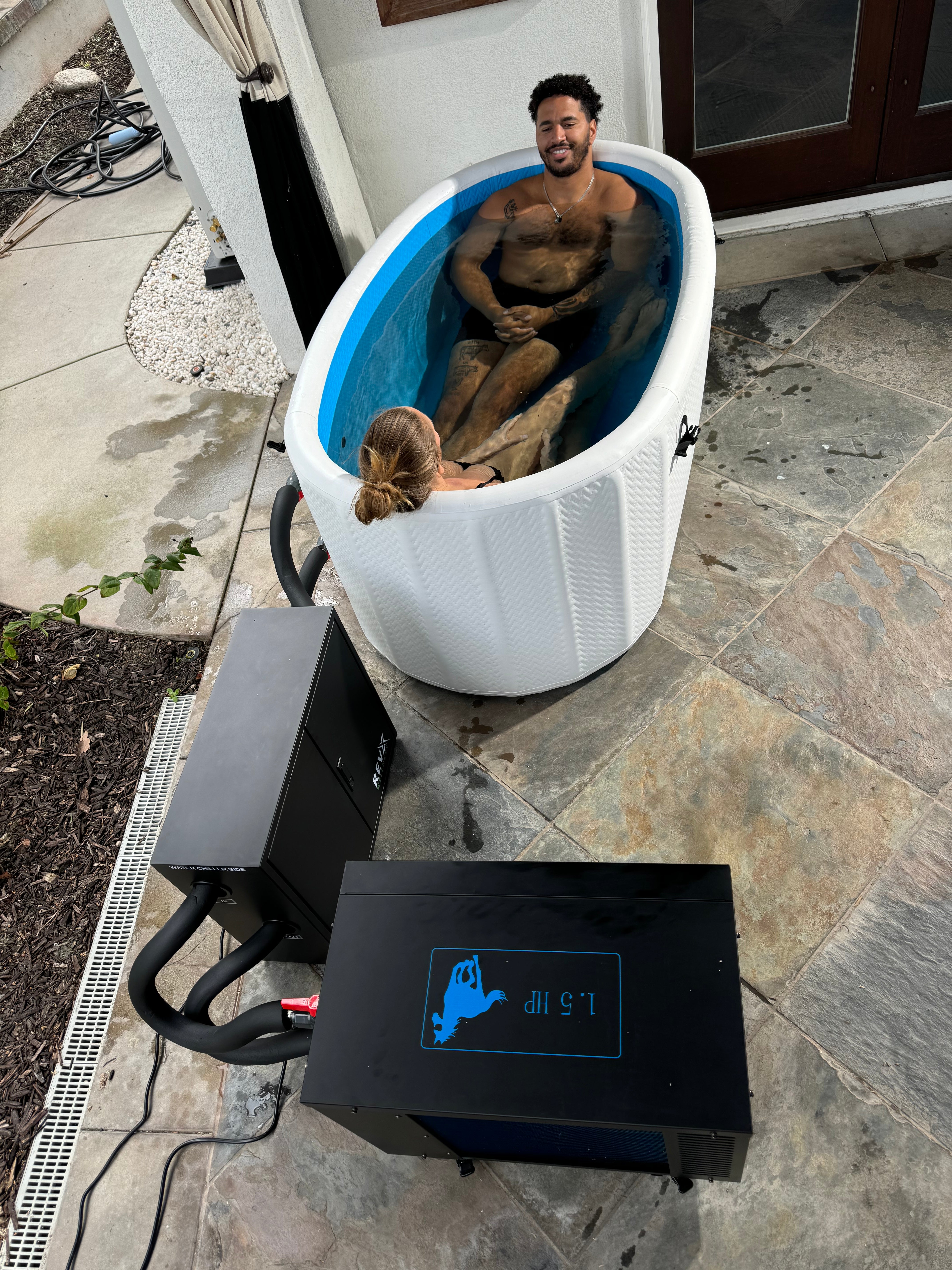 RevX Tub Deluxe Cold Plunge Bundle
