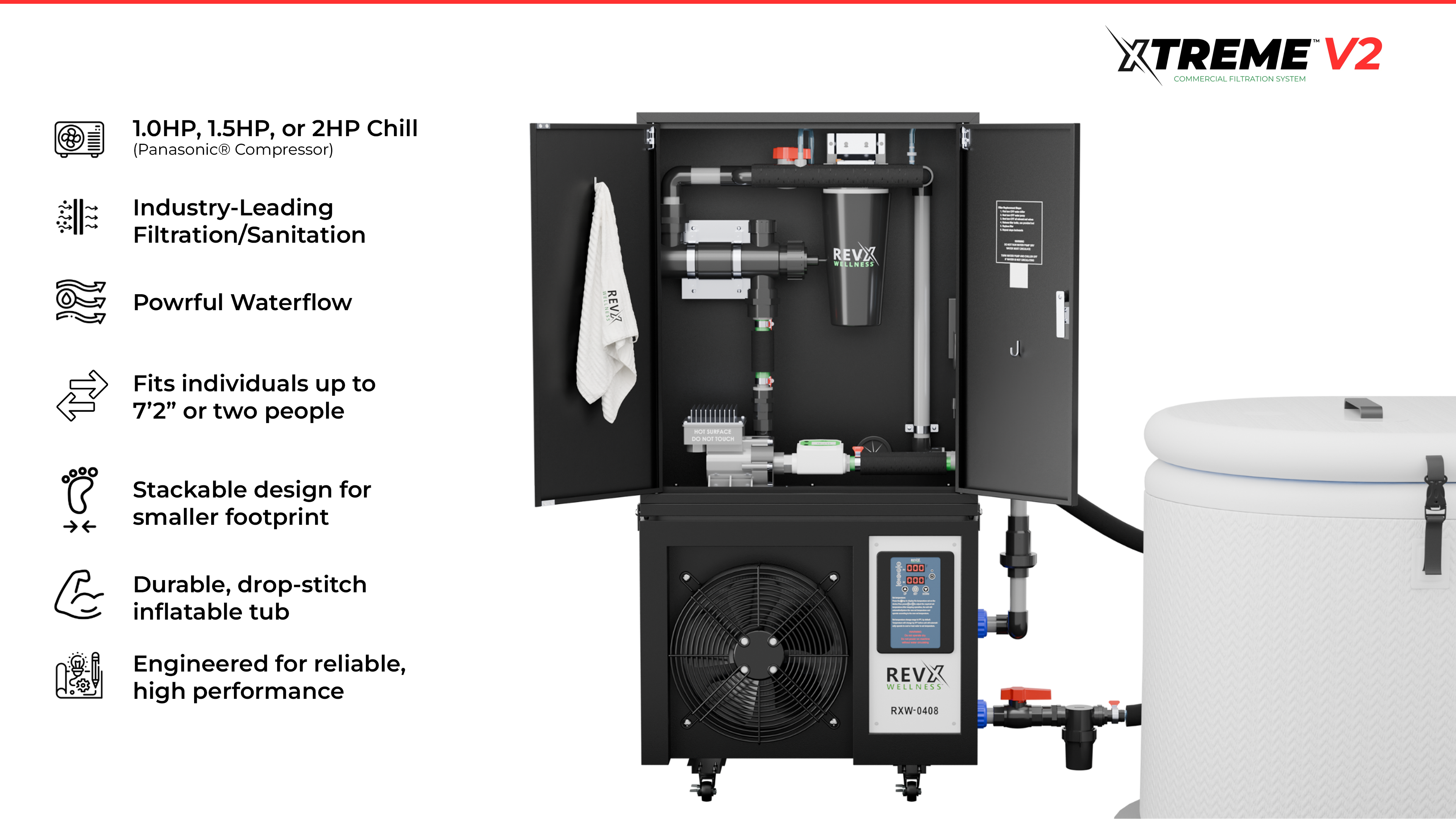 RevX XTREME V2 Tub Deluxe Bundle