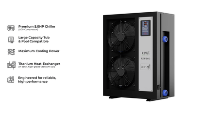 RevX 5.0HP Premium High-Capacity Water Chiller