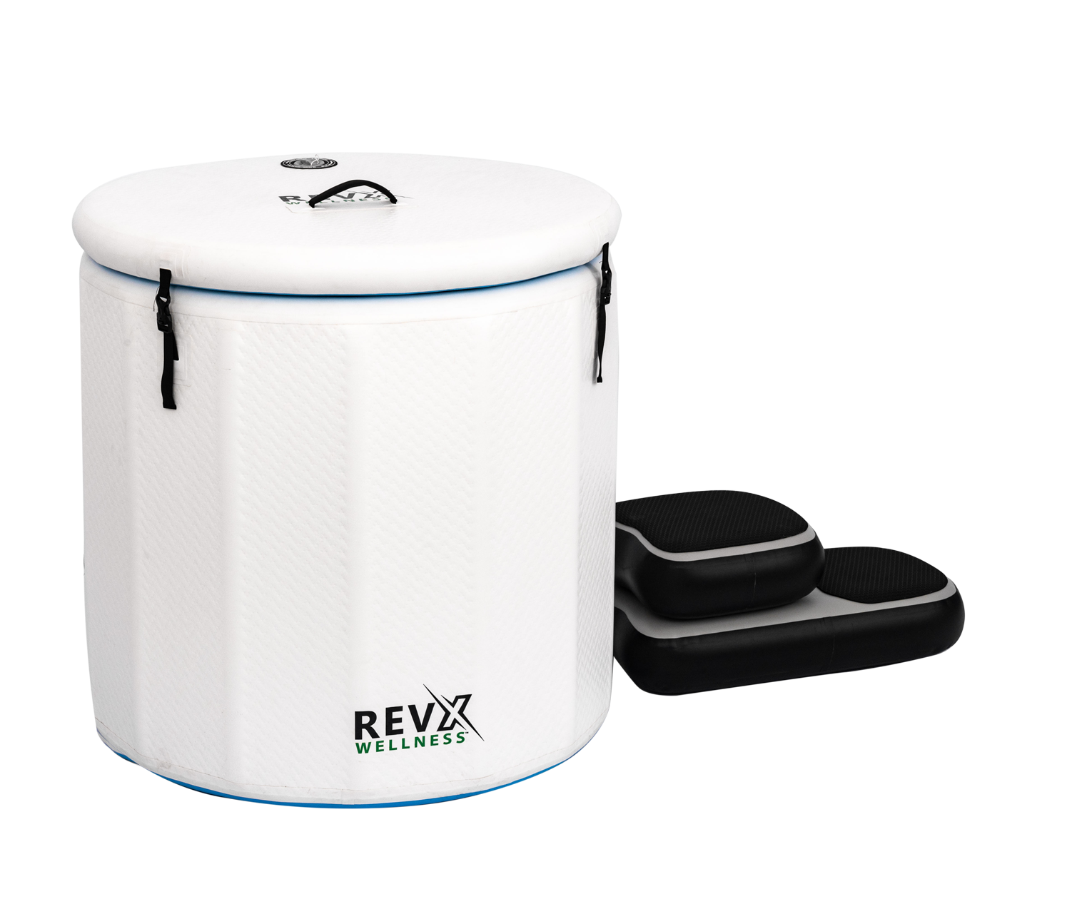 RevX Inflatable Barrel With Inflatable Steps RevX Wellness revx-inflatable-barrel-with-inflatable-steps-revx-wellness