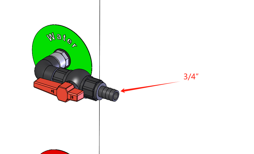 Inline Tub/Barrel Valves (Pair)