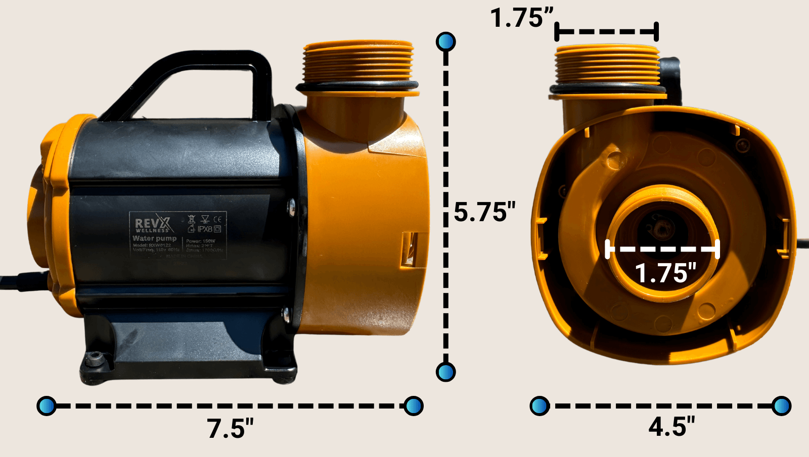 RevX Cold Plunge Water Pump