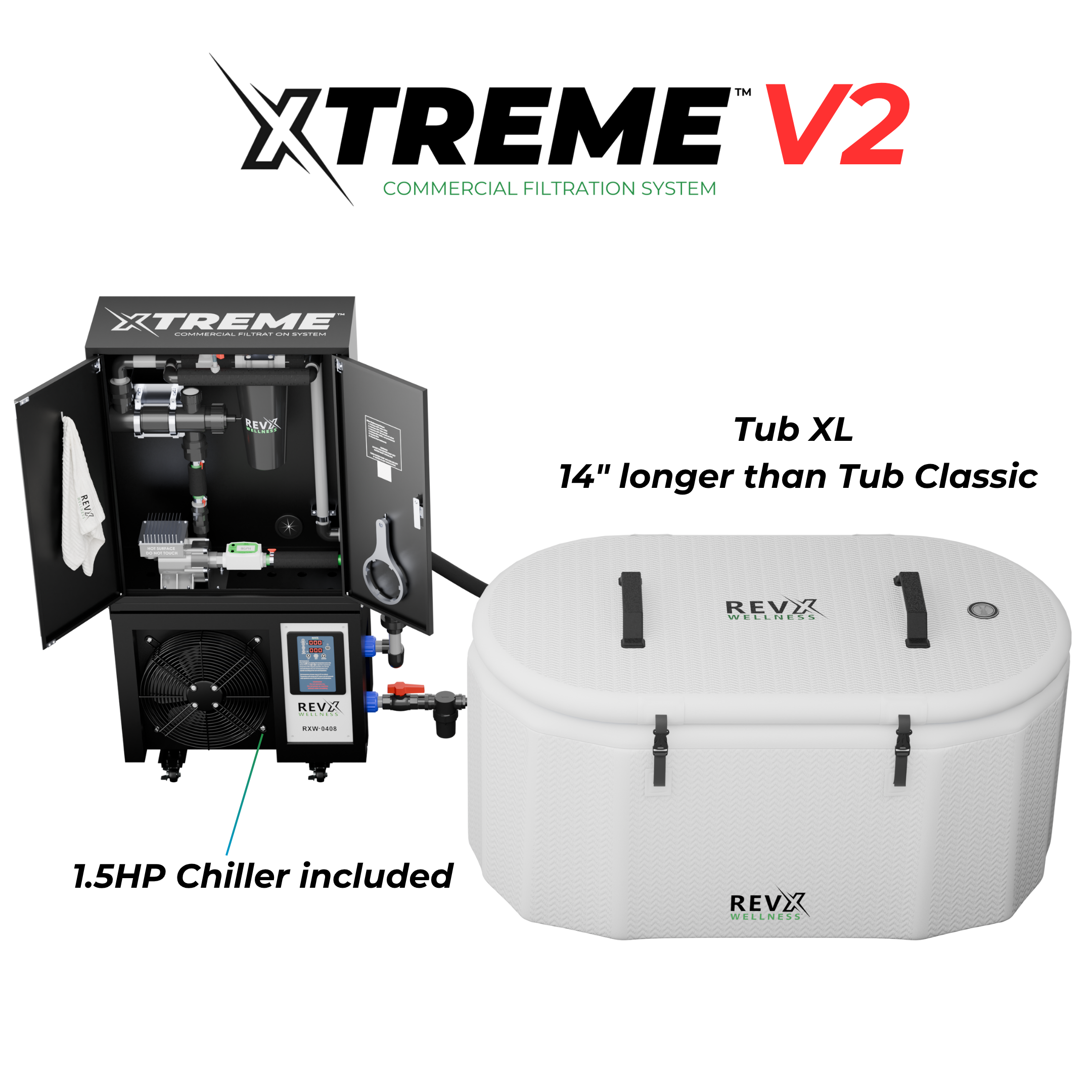 RevX XTREME V2 Tub Deluxe Bundle