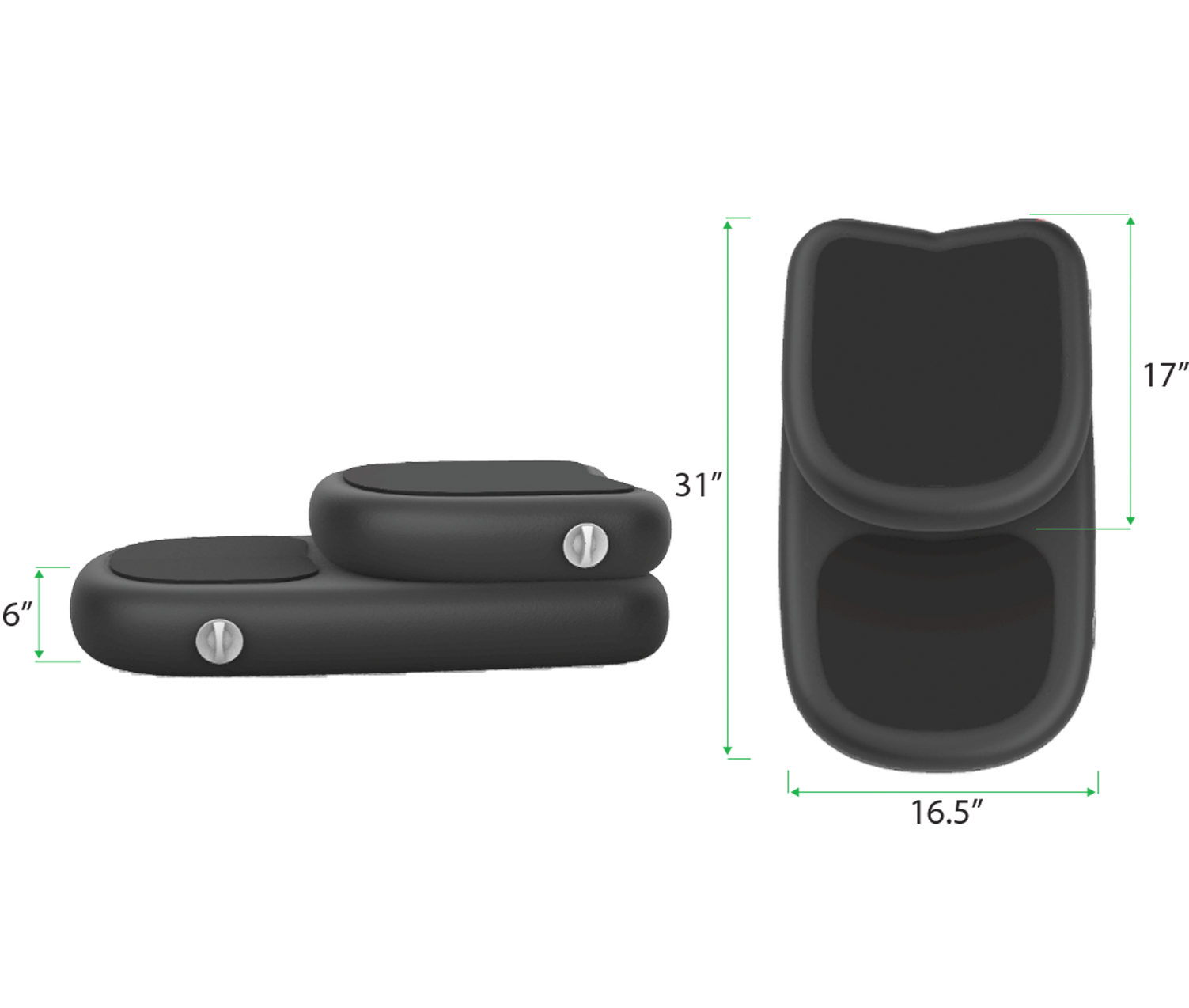 RevX Inflatable Barrel with Inflatable Steps