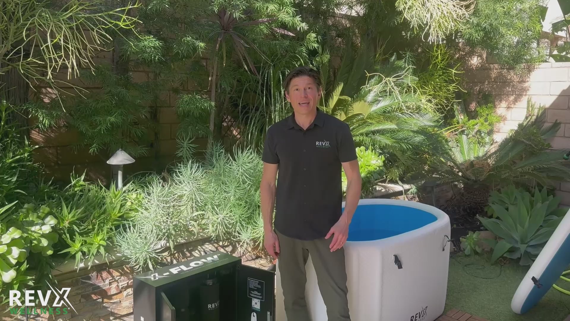 Cold Plunge Tub With Chiller and Filter – RevX Wellness