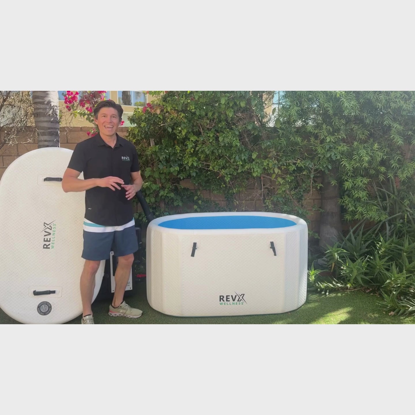Cold Plunge Tub With Chiller and Filter – RevX Wellness